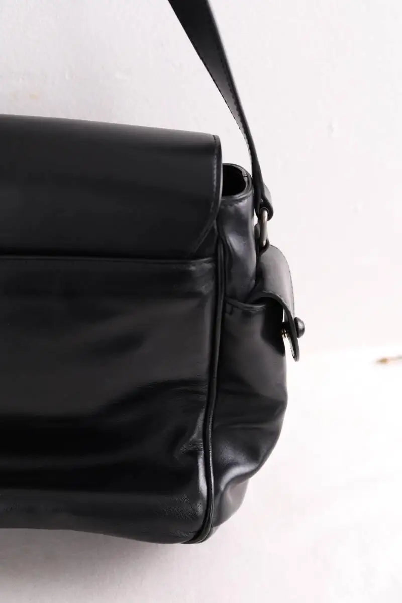 Cartable Saint Laurent Noir en Cuir