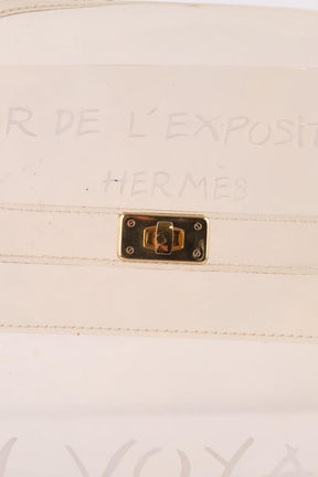 Sac à main Hermès Kelly 40 Blanc