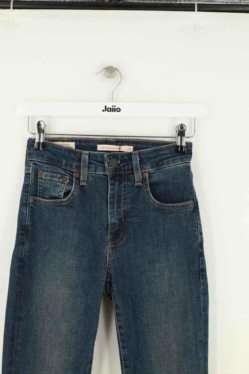 Jean slim W23 L28 Levi's 721 Bleu en Coton