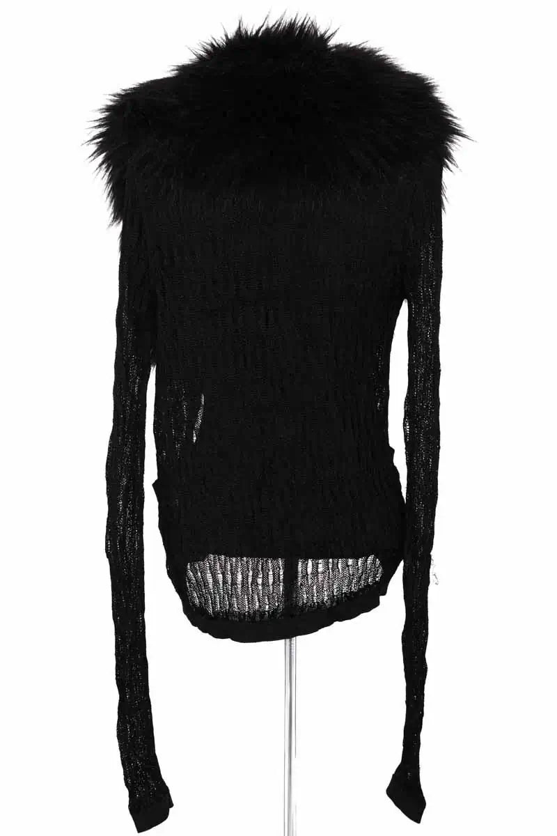 Gilet Saint Laurent Noir en Coton