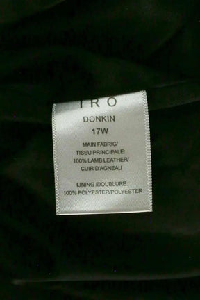 Jupe Iro Noir en Cuir