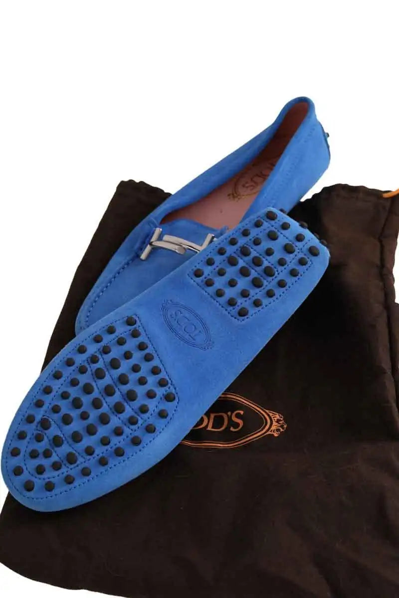 Mocassins Tod's Bleu en Daim