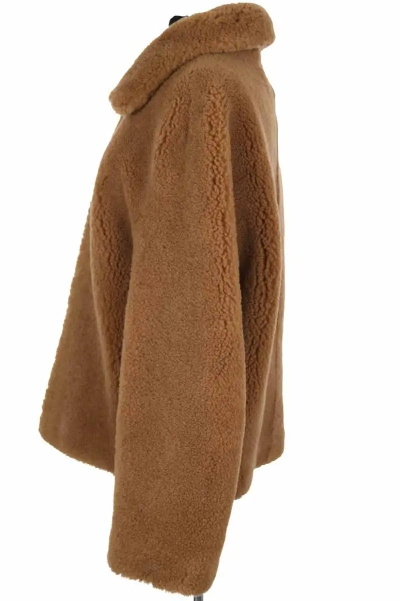 Manteau Sandro Camel en Synthétique