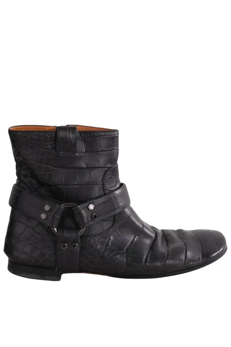 Boots Louis Vuitton Noir en Cuir, taille 39 - Seconde Main