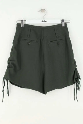 Mini short Max Mara Kaki en Synthétique