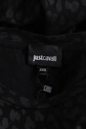 T-shirt Just Cavalli Noir en Coton