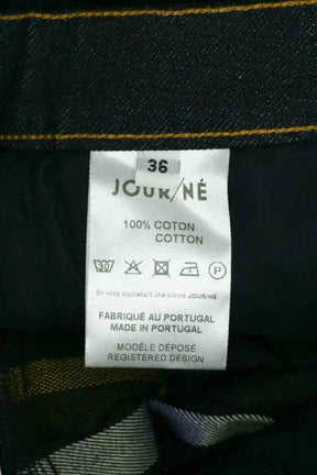 Jupe Jour/Né Bleu en Coton
