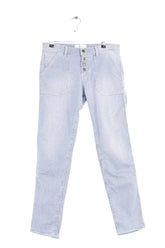 Jean droit Ba&Sh Bleu en Coton, taille XXS - Seconde Main