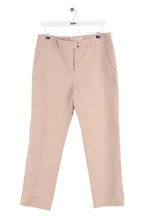 Pantalon droit Gerard Darel Beige en Coton, taille XL - Seconde Main