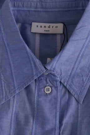 Chemise Sandro Bleu en Coton