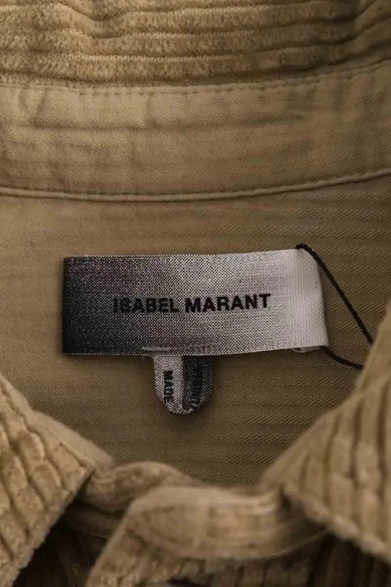 Surchemise Isabel Marant Kaki en Coton