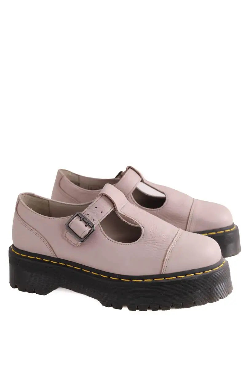 Mocassins Dr. Martens Violet en Cuir