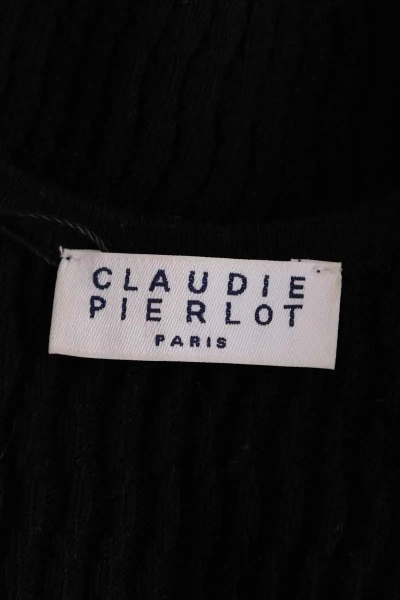 Top sans manche Claudie Pierlot Noir en Viscose