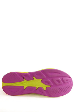 Baskets basses Hoka Jaune en Tissu