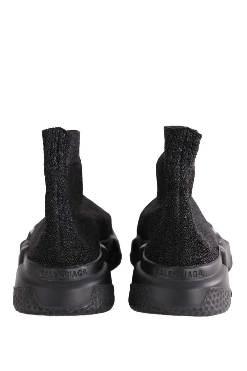 Baskets Balenciaga Speed Noir en Tissu
