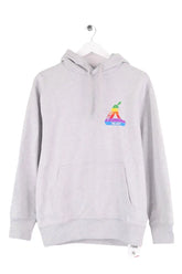 Sweatshirt PALACE Gris en Coton, taille S - Seconde Main