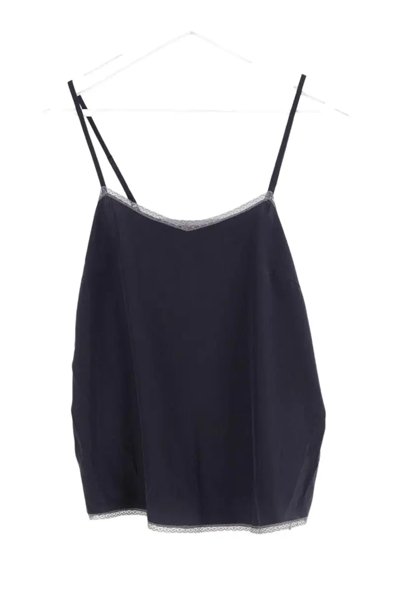 Top sans manche Zadig & Voltaire Noir en Soie, taille S - Seconde Main