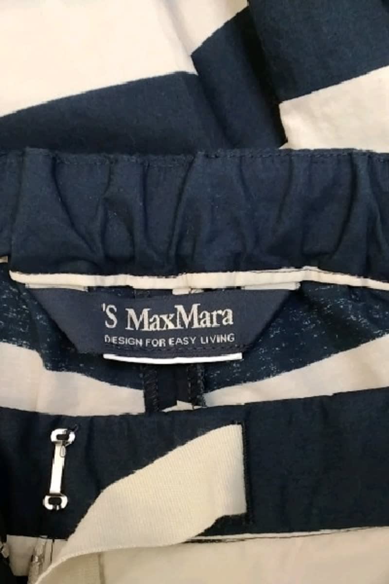 Pantalon large Max Mara  Marine