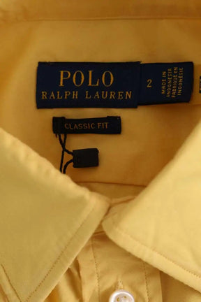 Chemise Ralph Lauren Jaune en Coton