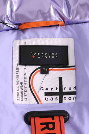Doudoune Gertrude+Gaston Violet en Fourrure