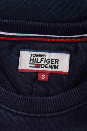 Sweatshirt Tommy Hilfiger Marine en Coton