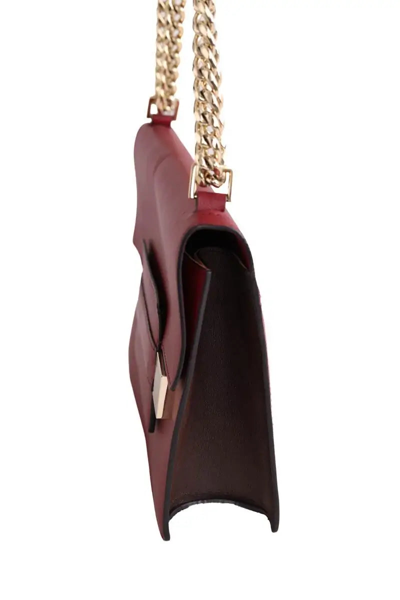 Sac à bandoulière Delvaux Rouge en Cuir