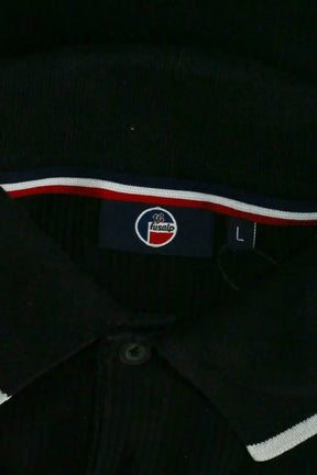 Polo Fusalp Noir en Coton