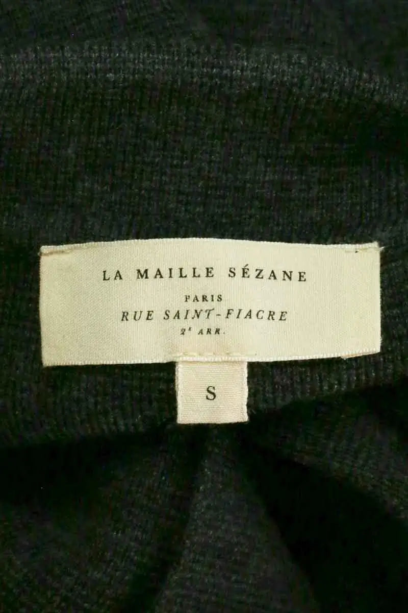 Cardigan Sézane Anthracite en Laine