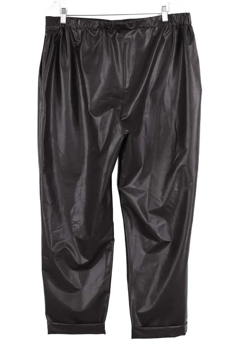 Pantalon Marina Rinaldi Marron en Synthétique
