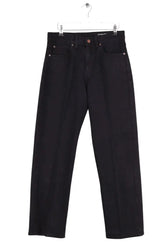 Jean droit Victoria Beckham Bernie Noir en Coton, taille XS - Seconde Main