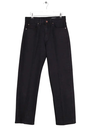 Jean droit Victoria Beckham Bernie Noir en Coton, taille XS - Seconde Main