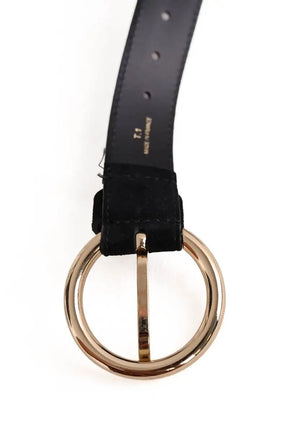 Ceinture en cuir Sandro Noir en Daim