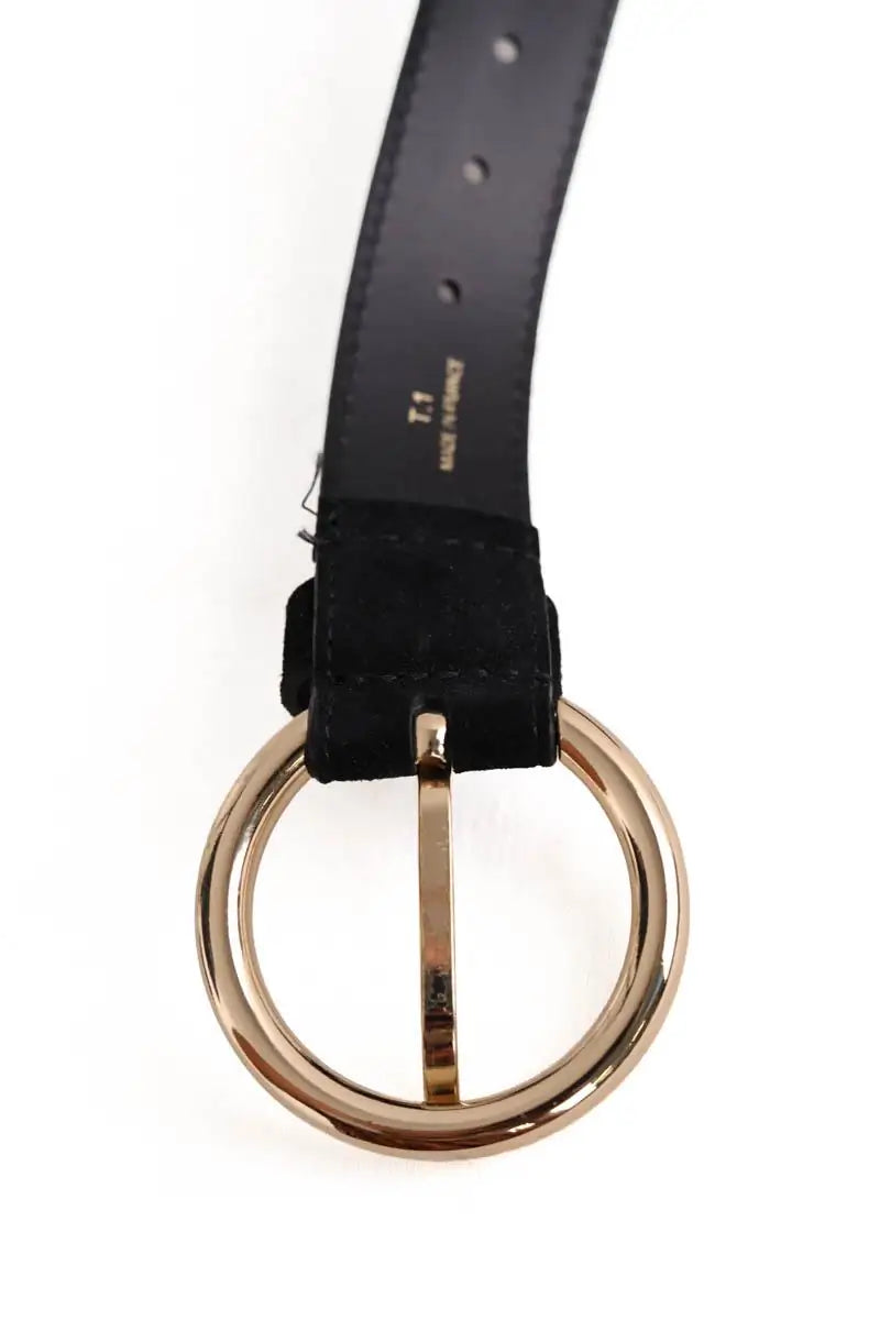 Ceinture en cuir Sandro Noir en Daim