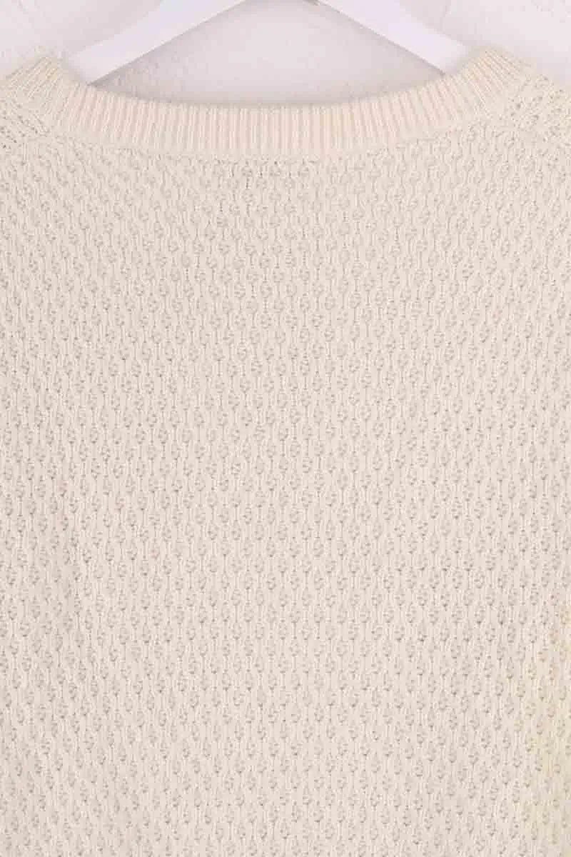Pull Sandro Beige en Laine