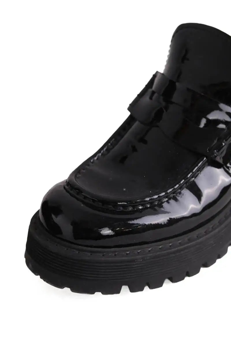 Mocassins Miu Miu Noir en Cuir