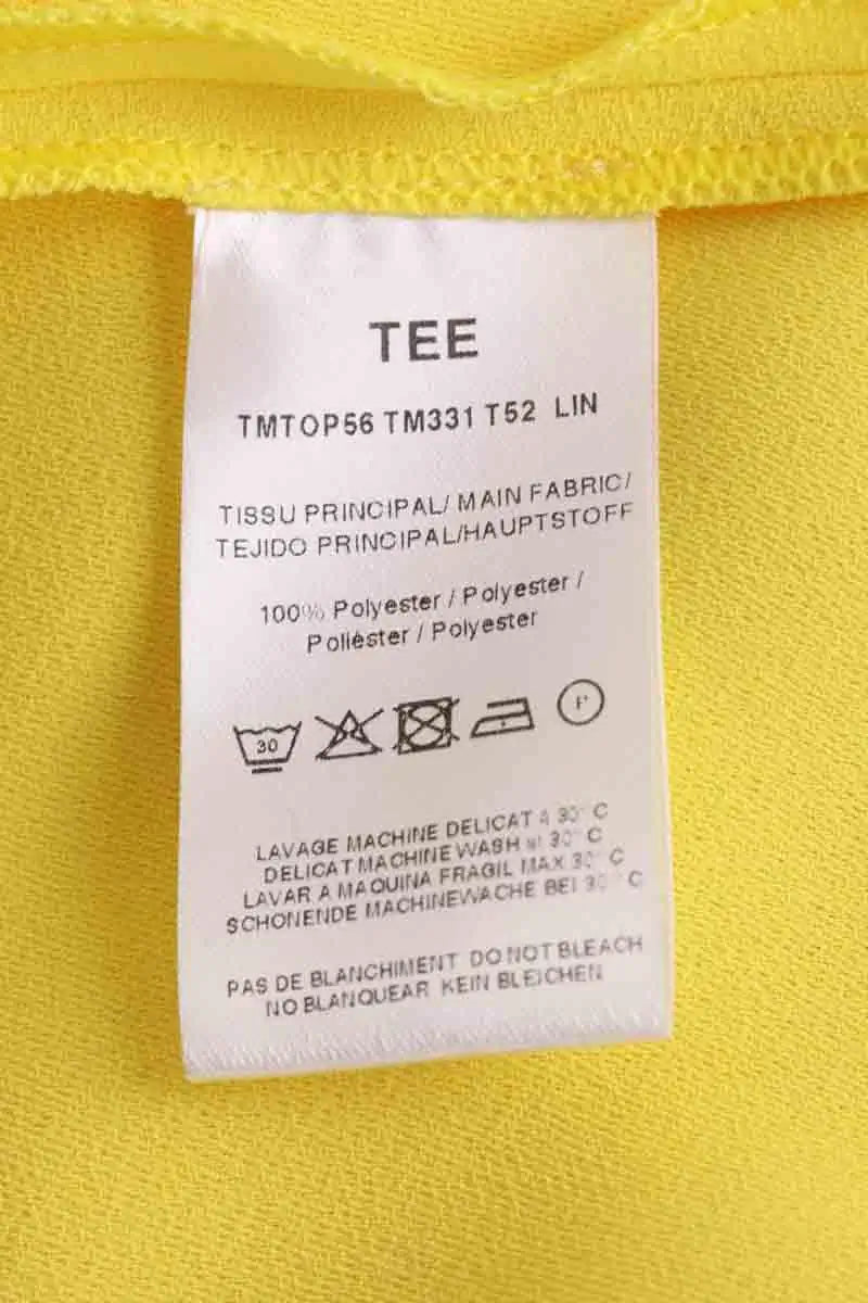 Blouse Tara Jarmon Jaune en Synthétique