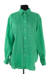Chemise Ralph Lauren Vert en Lin, taille S - Seconde Main