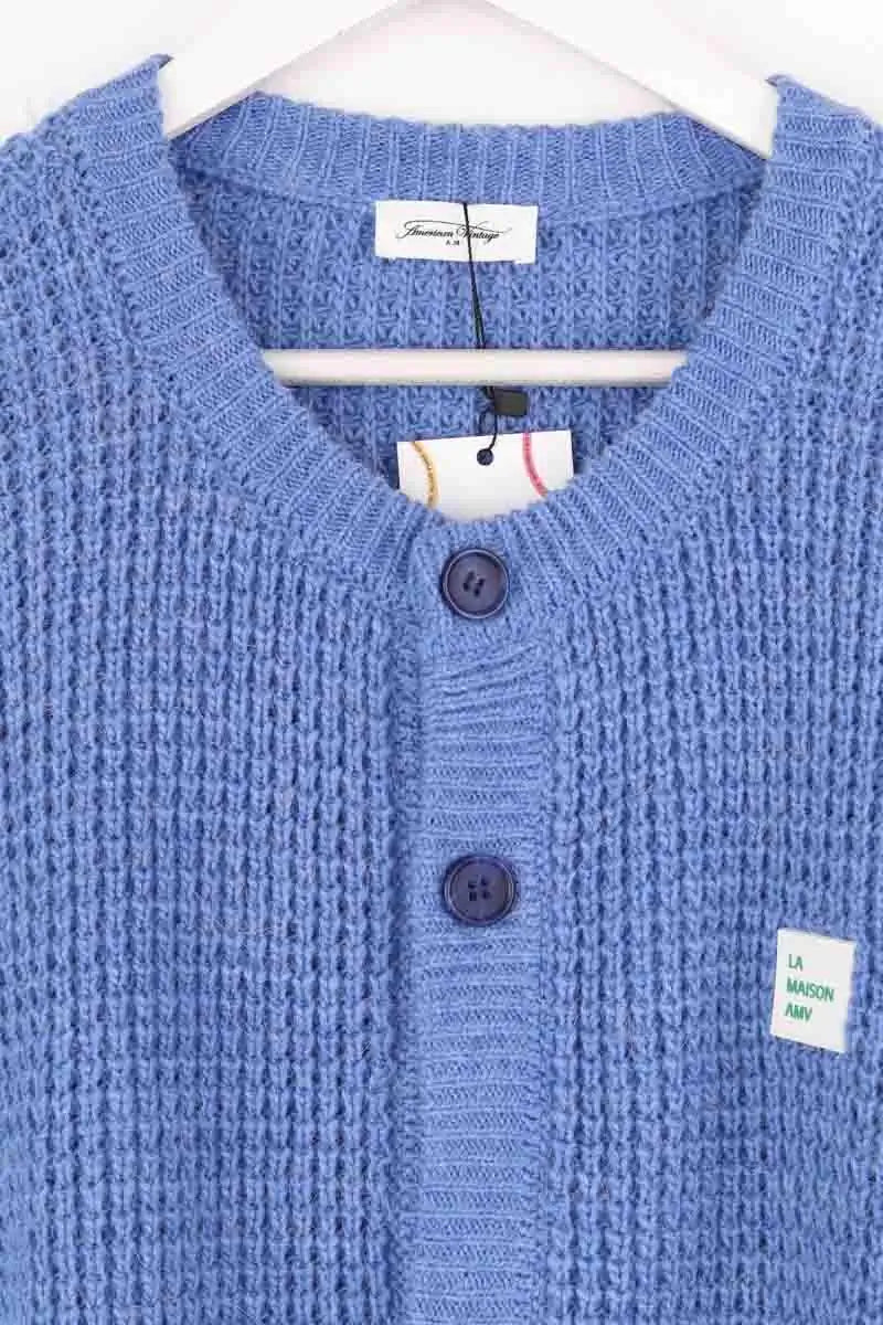Gilet American Vintage Bleu en Synthétique