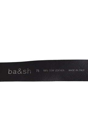 Ceinture Ba&Sh Noir en Cuir