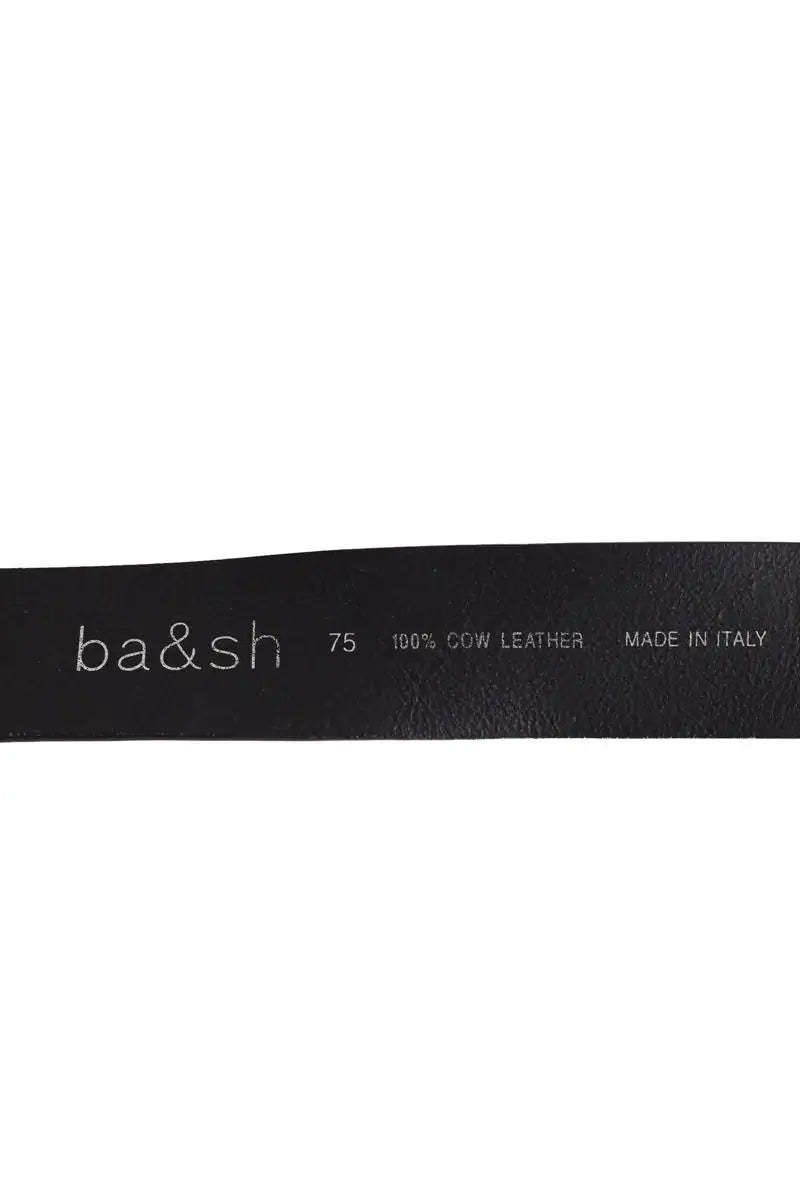 Ceinture Ba&Sh Noir en Cuir