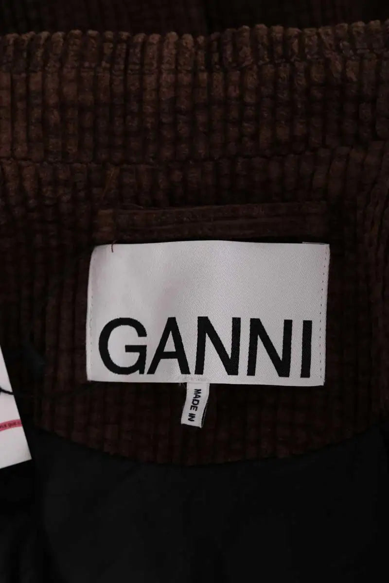 Veste Ganni Marron en Laine
