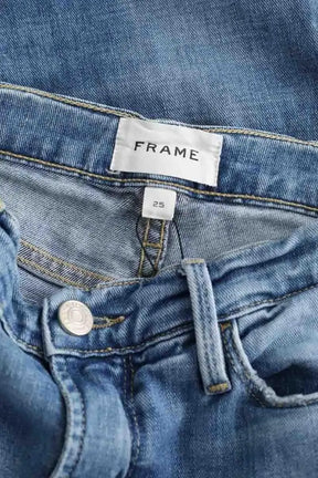 Jean slim Frame Bleu en Coton
