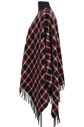 Poncho Maje Rouge en Synthétique
