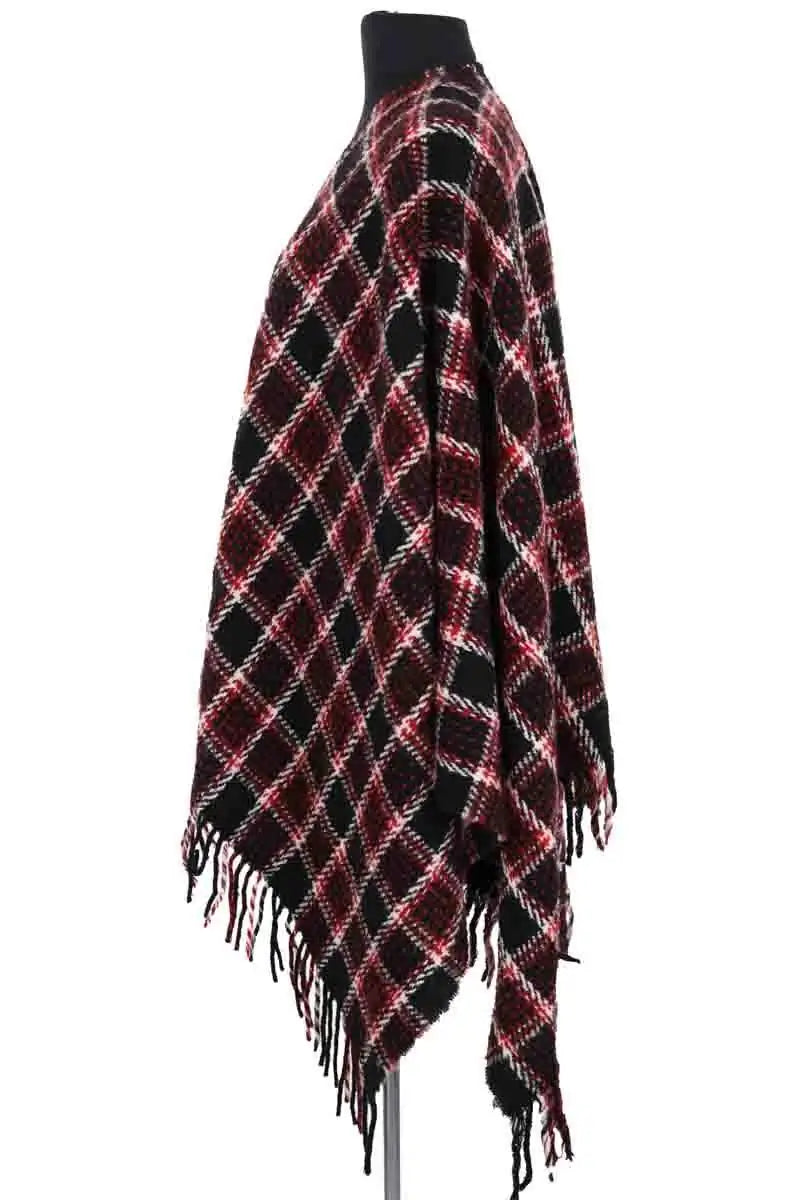 Poncho Maje Rouge en Synthétique