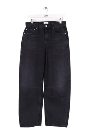 Jean large Citizens of Humanity Miro Noir en Coton, taille S - Seconde Main