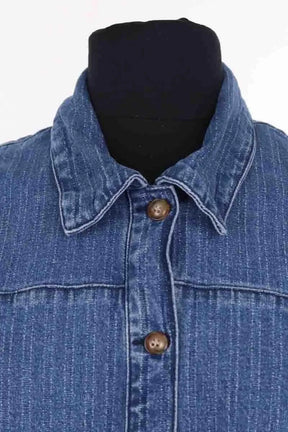 Robe Des Petits Hauts Loumina Bleu en Coton - élasthanne