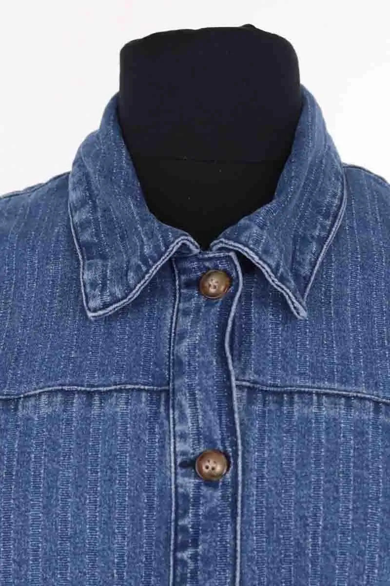 Robe Des Petits Hauts Loumina Bleu en Coton - élasthanne