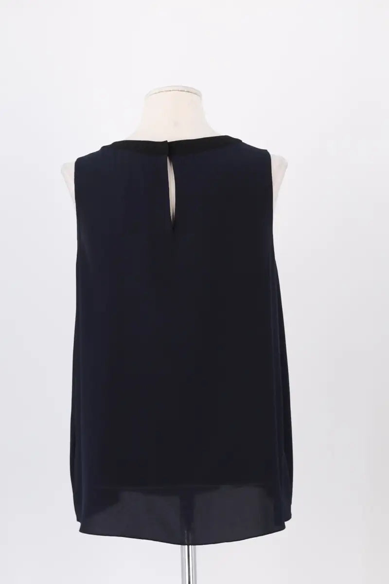 Top sans manche Claudie Pierlot Marine en Synthétique