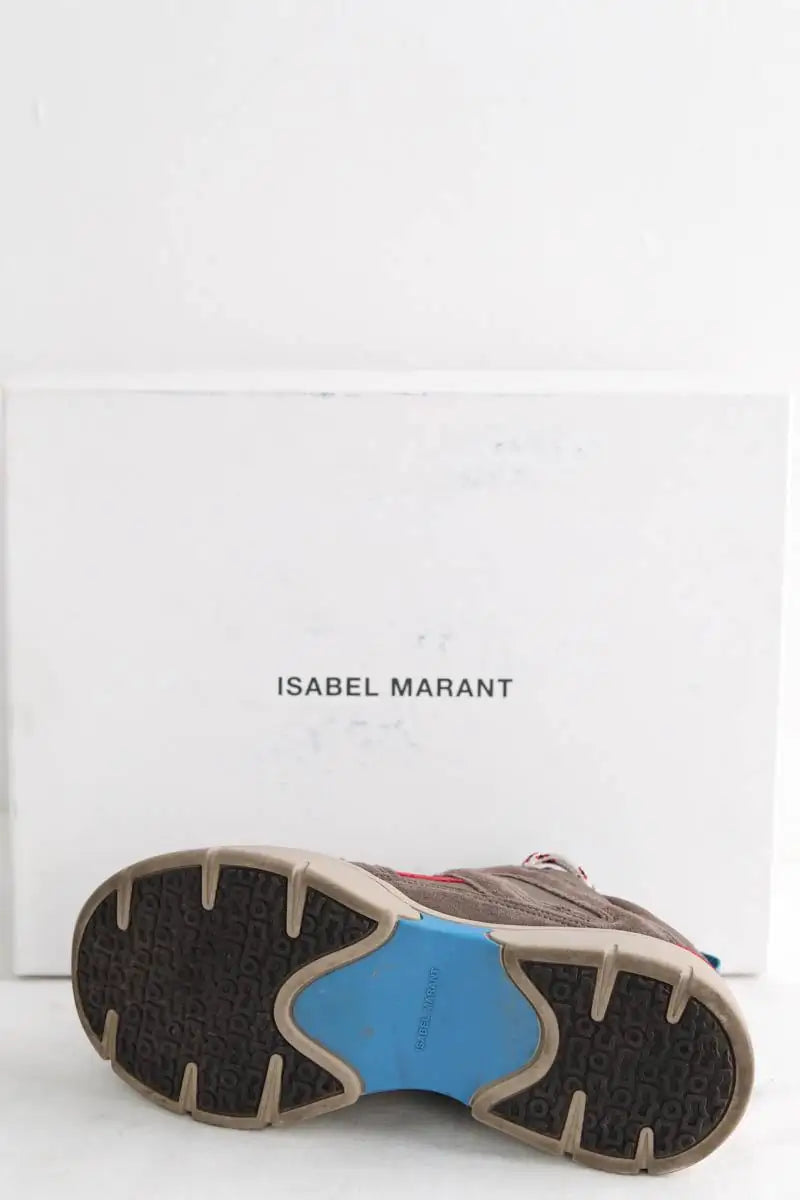 Baskets Isabel Marant Gris en Cuir