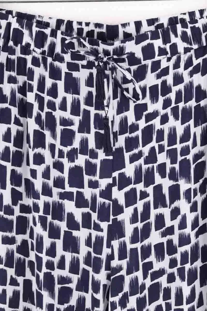 Pantalon Marina Rinaldi Marine en Coton